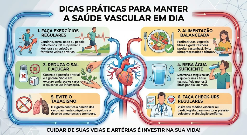 Dicas práticas para manter a saúde vascular em dia Dr. Davi Seixas